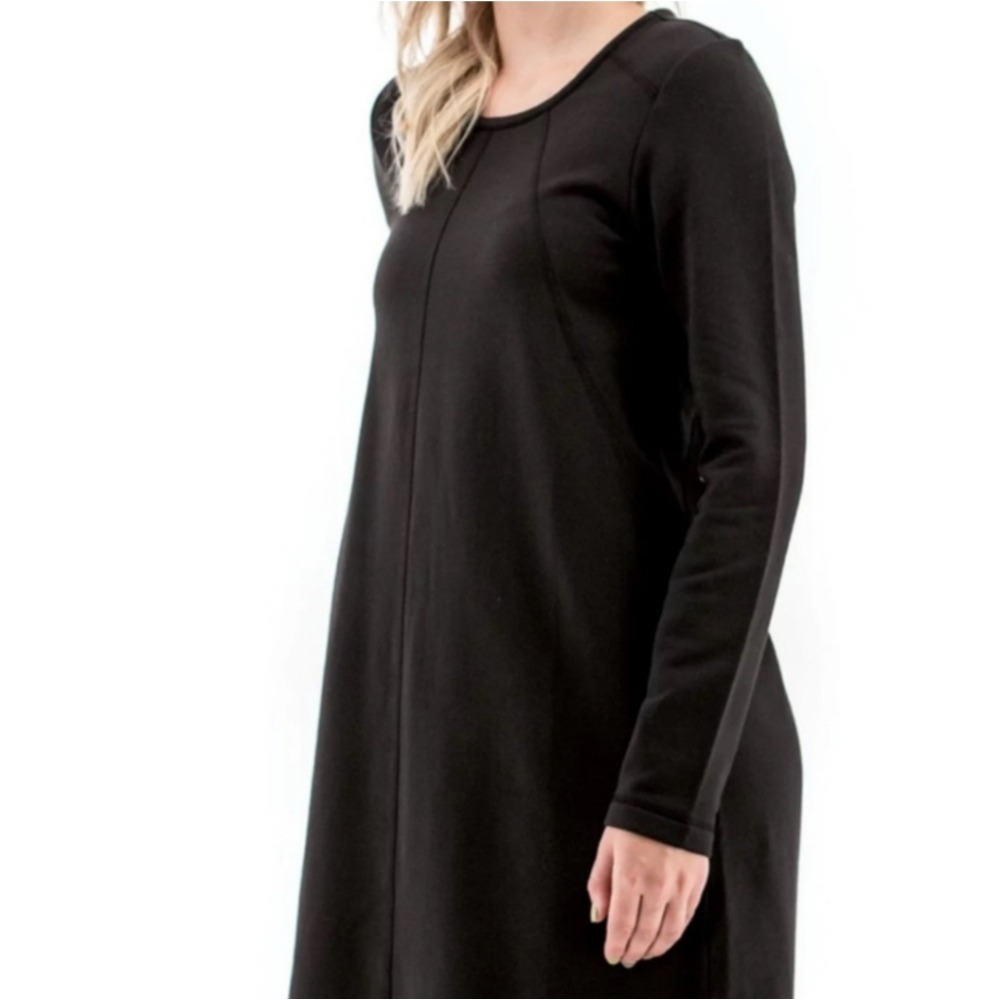 Aventura Asher‎ Black Long Sleeve A-Line Mini Dress M8938350DT Mens Small